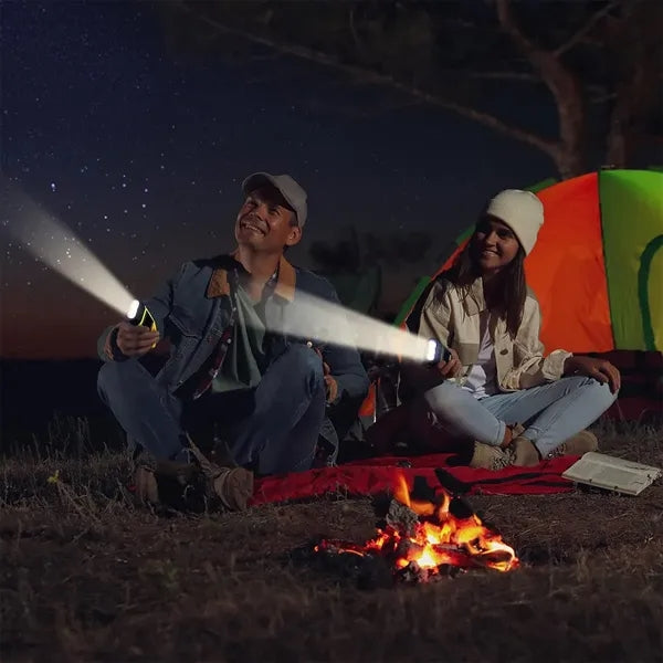 Solar Hand Crank Flashlight