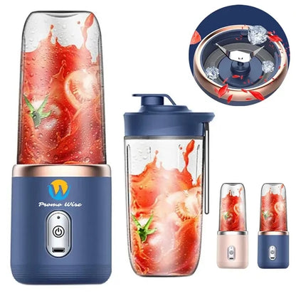 Portable 6 Blade Cup Juicer Blender Machine