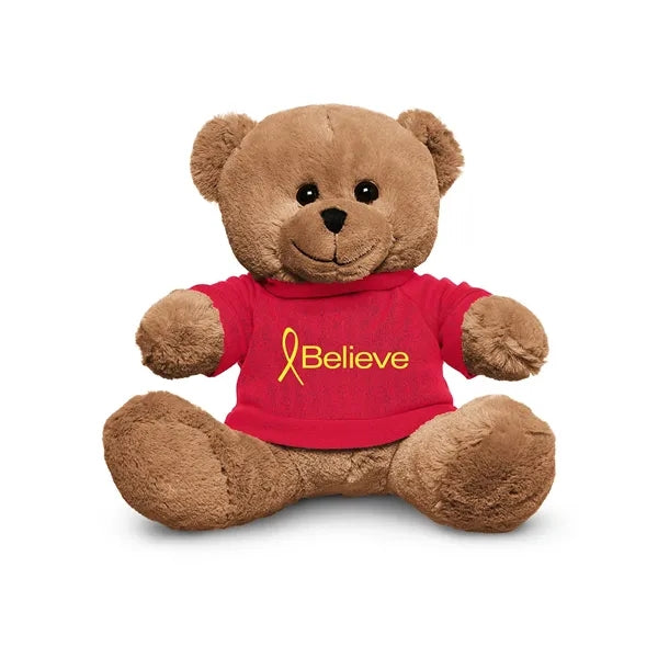 8.5" Plush Bear With T-Shirt