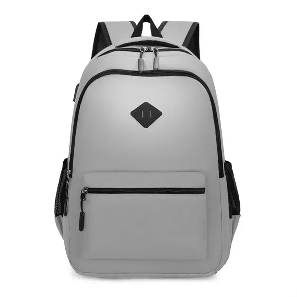 Casual School Backpack With USB Charger