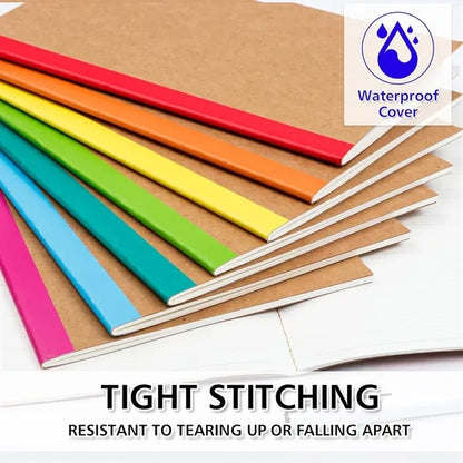 Kraft Cover Lined Blank College Notebook