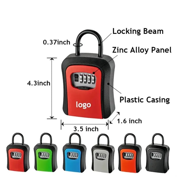 Upgraded Wall Mounted Key Safe Box
