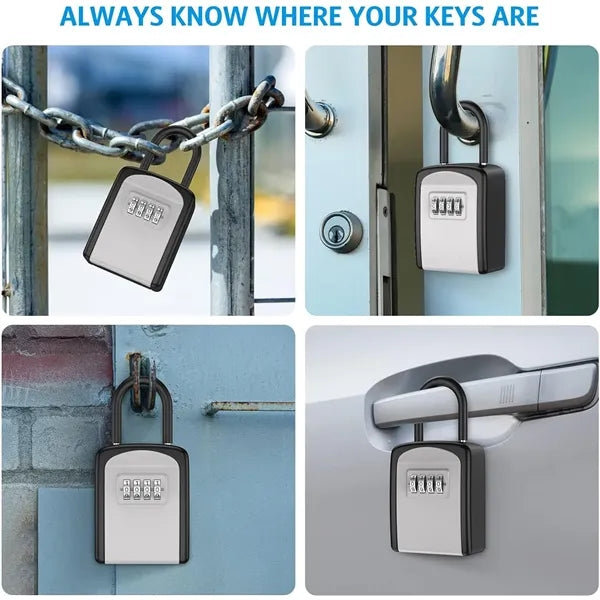 Upgraded Wall Mounted Key Safe Box