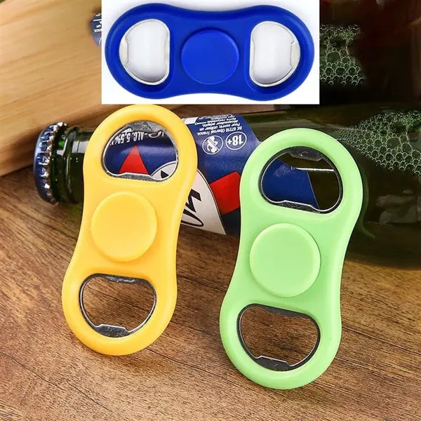 2-In-1 Stress Relief Fidget Spinner With Bottle Opener 3.27"