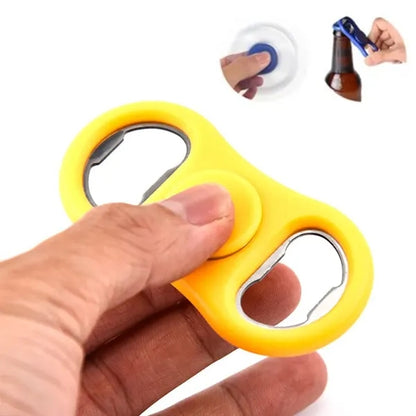 2-In-1 Stress Relief Fidget Spinner With Bottle Opener 3.27"