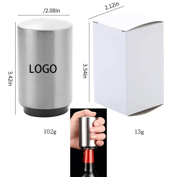 Automatic Magnetic Easy Bottle Opener 3.4" L x 2.08" W