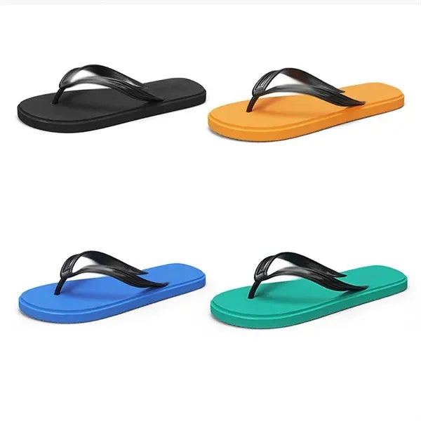 Flip Flops with Comfort PVC Plastic Sole
