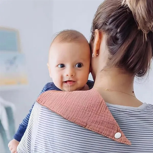 100% Cotton Baby Bandana Bibs