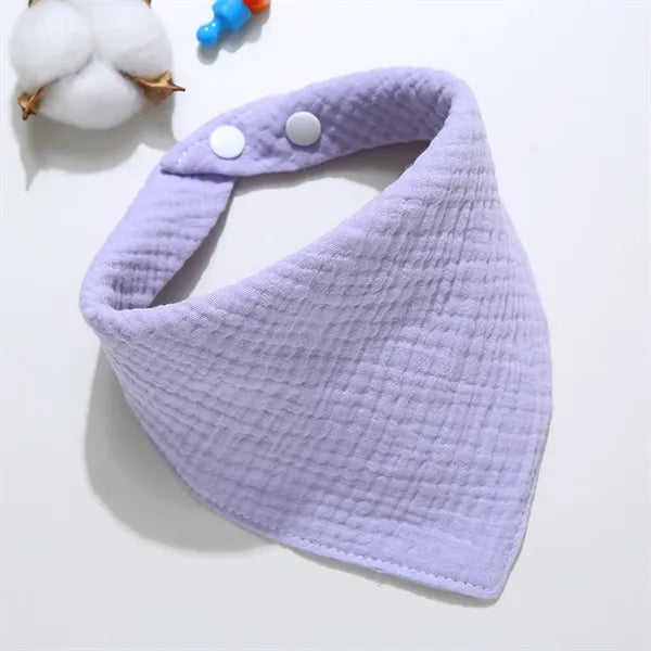 100% Cotton Baby Bandana Bibs
