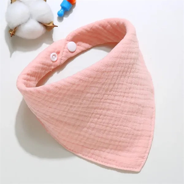 100% Cotton Baby Bandana Bibs