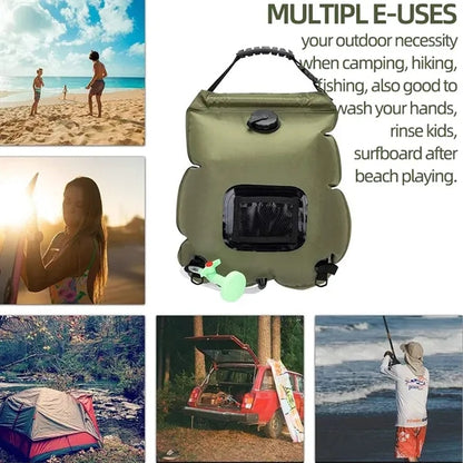 Solar Shower Bag Heating Camping