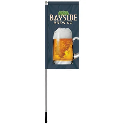 2.5' x 5' Custom Double Sided Windchaser Flag Kit