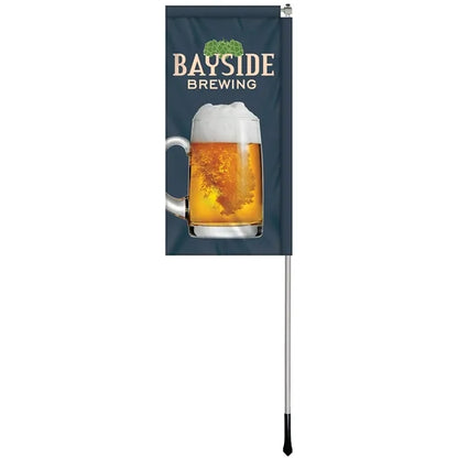 2.5' x 5' Custom Double Sided Windchaser Flag Kit