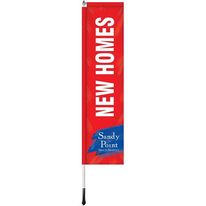 2' x 8' Custom Double Sided Windchaser Flag Kit