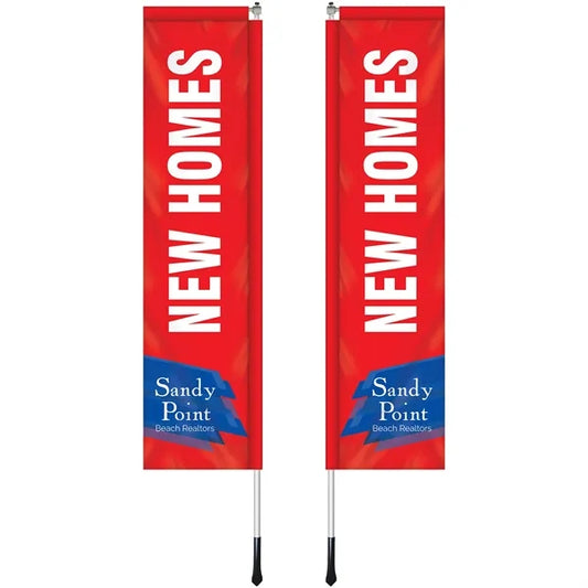 2' x 8' Custom Double Sided Windchaser Flag Kit