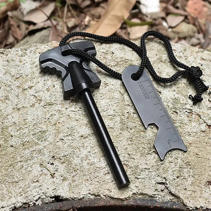 Outdoor Survival Multi-Tool with Fire Starter