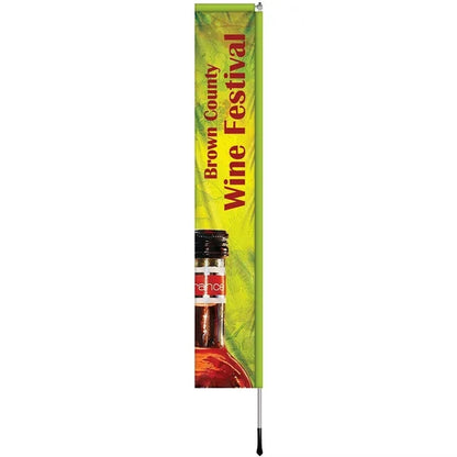 2' x 12' Custom Double Sided Windchaser Flag Kit