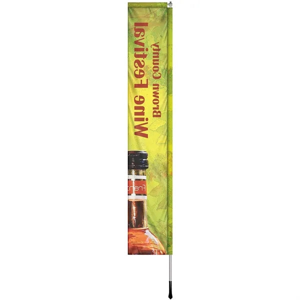 2' x 12' Custom Single Reverse Windchaser Flag Kit