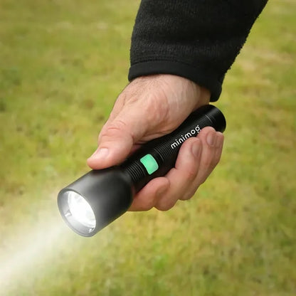 reNew Extreme Rechargeable Zoom Metal Flashlight