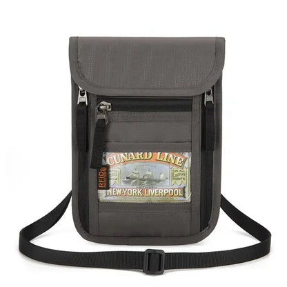 Secure Travel RFID-Blocking Neck Pouch
