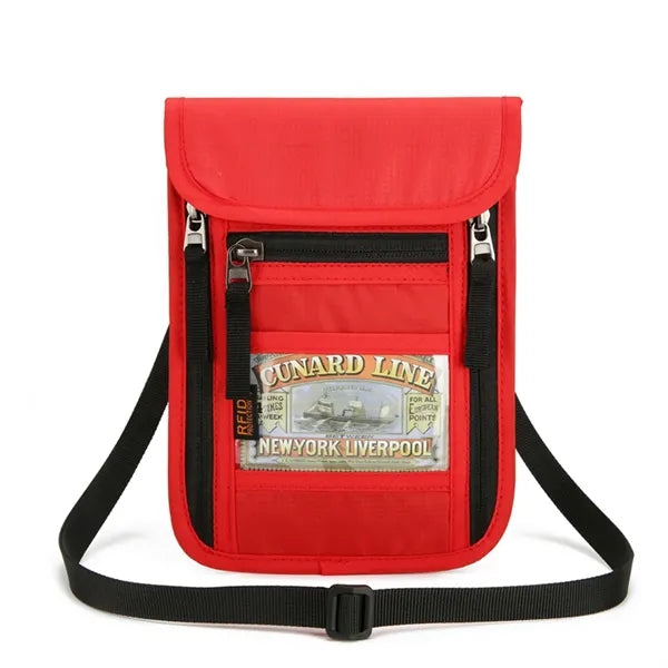 Secure Travel RFID-Blocking Neck Pouch