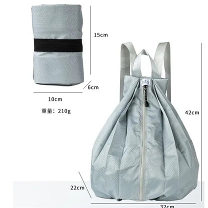 Nylon Portable Backpack