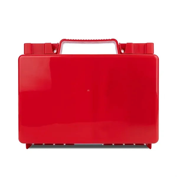86pc OSHA Compliant First Aid Kit in Clear Hard Case