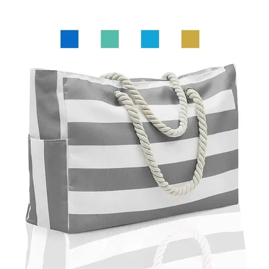 Custom Large Beach Tote Bag