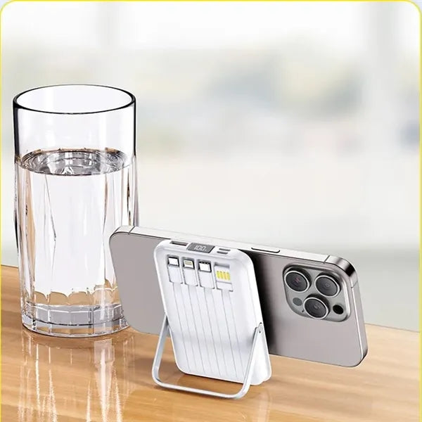 4 in 1 Magnetic Wireless Power Bank with LED Display