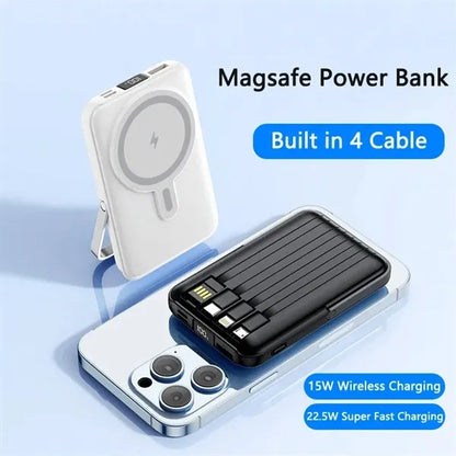 4 in 1 Magnetic Wireless Power Bank with LED Display