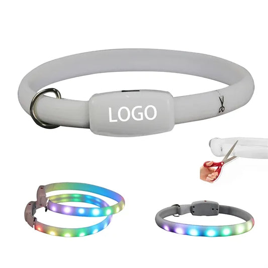 Pet Safety LED Collar MOQ 10pcs