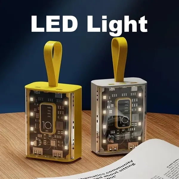 3in1 Portable Charger Power Bank With LED Bright Flashlight