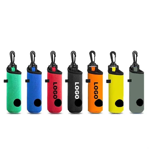 Portable Multicolor Pouch Golf Ball Carry Bags With Tees