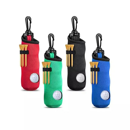 Portable Multicolor Pouch Golf Ball Carry Bags With Tees