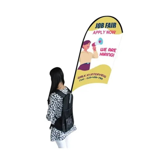 Backpack Flags - U Shape Double sided (18.89" x 39.63")