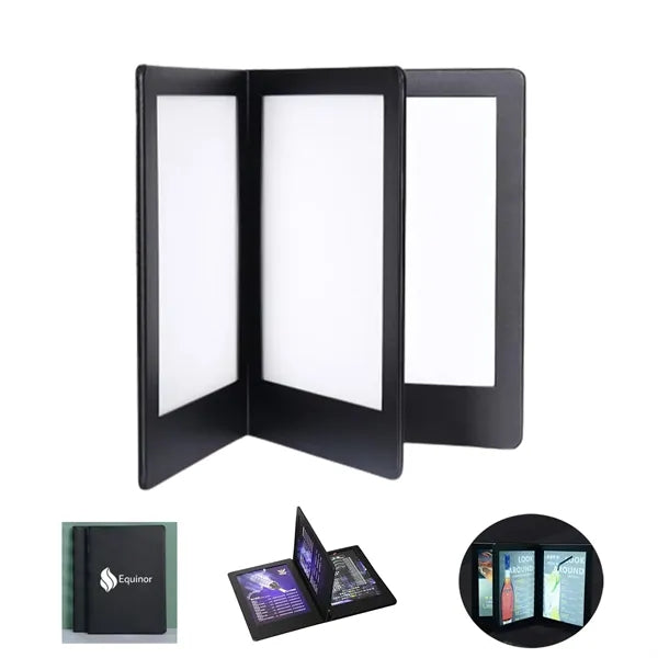 LED Illuminated Menu Holder