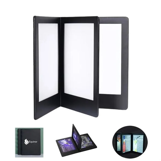 LED Illuminated Menu Holder