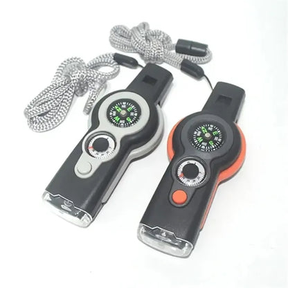 7-In-1 Emergency Survival Function Whistle