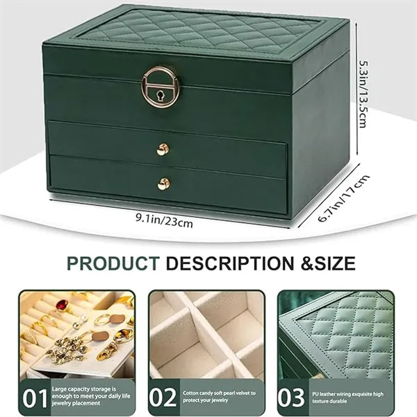 3 Layers Jewelry Storage Organizer