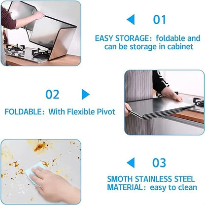 4 Sided Foldable Metal Splatter Screen