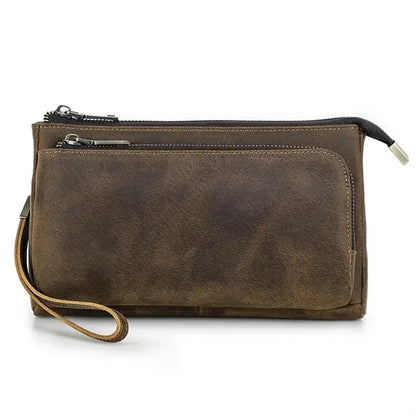 Genuine Leather Mobile Accessories Clutch Bag Wallet