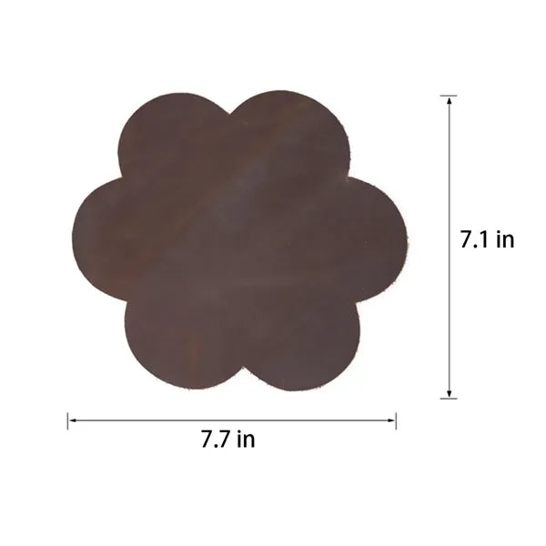 Genuine Leather Custom Shape Mouse Pad with Smooth Surface