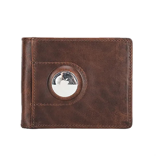 Genuine Leather Anti-theft Short Wallet