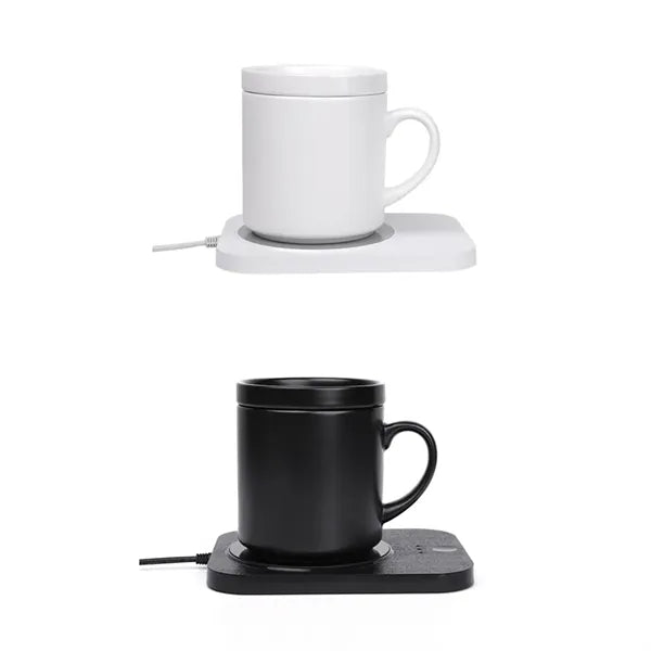 2-in-1 Cup Warmer Set with Wireless Charger Constant Pad