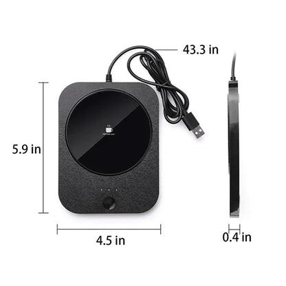2-in-1 Cup Warmer Set with Wireless Charger Constant Pad