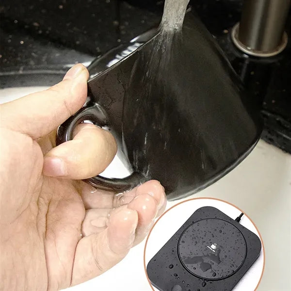 2-in-1 Cup Warmer Set with Wireless Charger Constant Pad