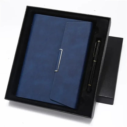 A 5 All-in-one 6-Ring Binder Magnetic Padfolio w/ Pen Holder