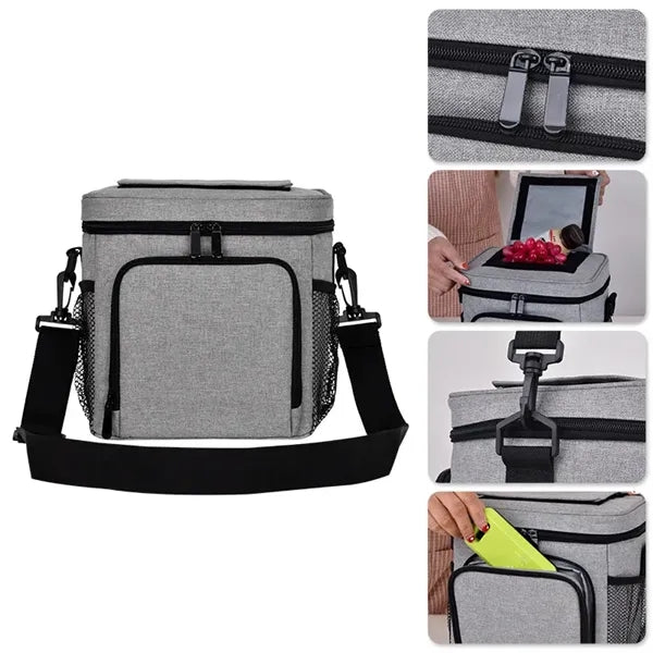 Leakproof Insulated Lunch Box With Adjustable Strap