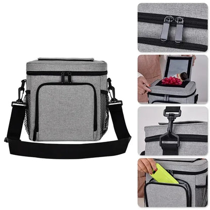 Leakproof Insulated Lunch Box With Adjustable Strap