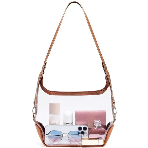 Stadium Approved TPU Purse Clear Crossbody Bag